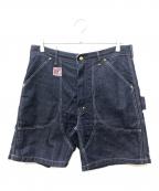 TCB jeansティーシービー ジーンズ）の古着「デニムペインターショーツ」｜インディゴ
