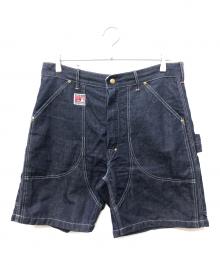 TCB jeans（ティーシービー ジーンズ）の古着「デニムペインターショーツ」｜インディゴ