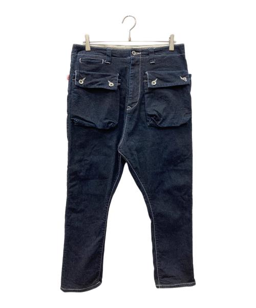NATAL DESIGN（ネイタルデザイン）NATAL DESIGN (ネイタルデザイン) G55 サルエルフラップデニムパンツ インディゴ サイズ:32の古着・服飾アイテム