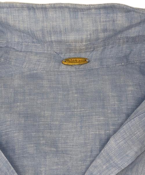 MUSE de Deuxieme Classe（ミューズ ドゥーズィエム クラス）MUSE de Deuxieme Classe (ミューズ ドゥーズィエム クラス) LINEN WASH シャツ ブルー サイズ:FREE 未使用品の古着・服飾アイテム