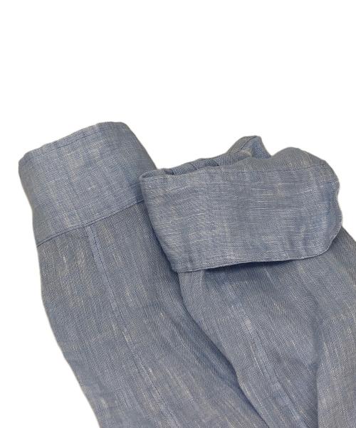 MUSE de Deuxieme Classe（ミューズ ドゥーズィエム クラス）MUSE de Deuxieme Classe (ミューズ ドゥーズィエム クラス) LINEN WASH シャツ ブルー サイズ:FREE 未使用品の古着・服飾アイテム