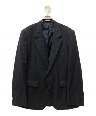 中古・古着通販】GUCCI (グッチ) GGウール シングルブレスト