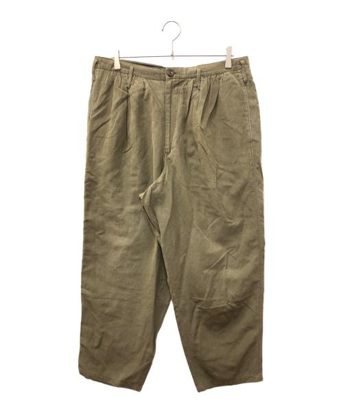 Y's for men（ワイズフォーメン）Y's for men (ワイズフォーメン) コットンリネンパンツ オリーブ サイズ:SIZE Mの古着・服飾アイテム
