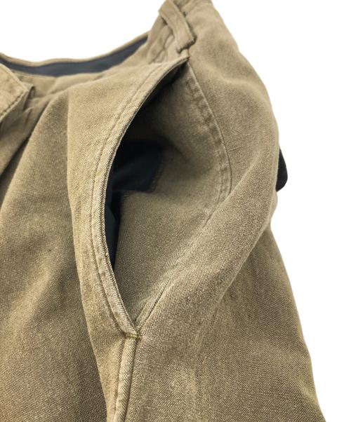 Y's for men（ワイズフォーメン）Y's for men (ワイズフォーメン) コットンリネンパンツ オリーブ サイズ:SIZE Mの古着・服飾アイテム
