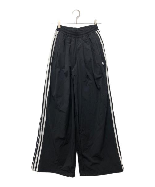 adidas（アディダス）adidas (アディダス) ADILENIUM プリーツ トラックパンツ ブラック サイズ:SIZE Sの古着・服飾アイテム