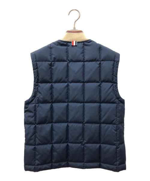 Thom Browne（トムブラウン）Thom Browne (トムブラウン) キルトダウンベスト ネイビーの古着・服飾アイテム