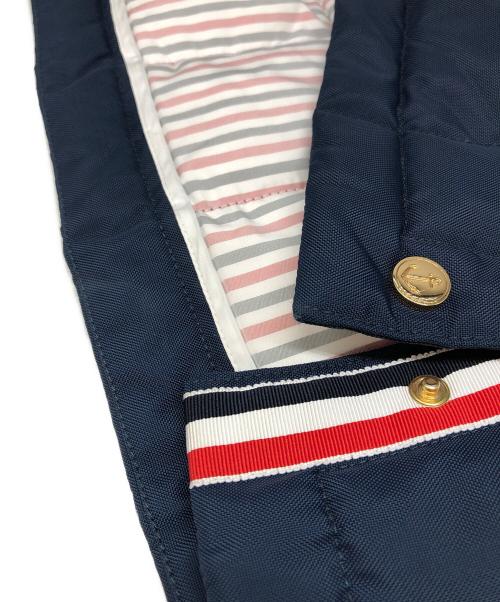 Thom Browne（トムブラウン）Thom Browne (トムブラウン) キルトダウンベスト ネイビーの古着・服飾アイテム