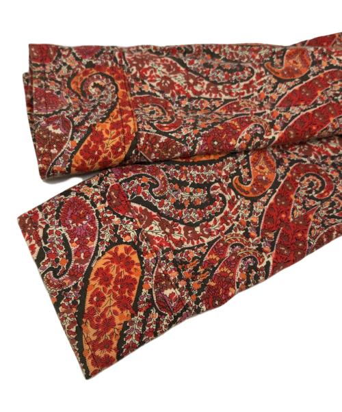 Vivienne Westwood RED LABEL（ヴィヴィアンウエストウッドレッドレーベル）Vivienne Westwood RED LABEL (ヴィヴィアンウエストウッドレッドレーベル) ペイズリー柄アシンメトリーシャツ レッド サイズ:SIZE 2の古着・服飾アイテム