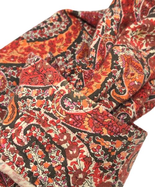 Vivienne Westwood RED LABEL（ヴィヴィアンウエストウッドレッドレーベル）Vivienne Westwood RED LABEL (ヴィヴィアンウエストウッドレッドレーベル) ペイズリー柄アシンメトリーシャツ レッド サイズ:SIZE 2の古着・服飾アイテム