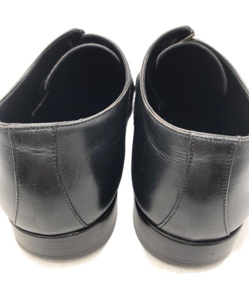 LOUIS VUITTON（ルイ ヴィトン）LOUIS VUITTON (ルイ ヴィトン) ダミエ スクエアトゥドレスシューズ ブラック サイズ:7 1/2の古着・服飾アイテム