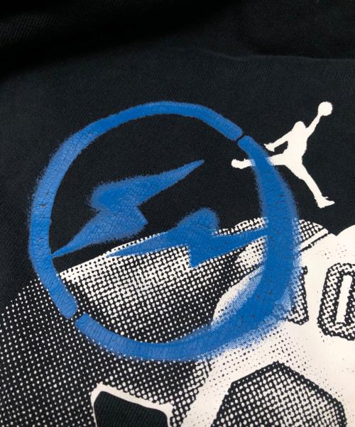 JORDAN（ジョーダン）JORDAN (ジョーダン) Travis Scott (トラヴィススコット) FRAGMENT DESIGN (フラグメントデザイン) プルオーバーパーカー ブラック サイズ:SIZE 2XLの古着・服飾アイテム