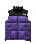 THE NORTH FACEザ ノース フェイス）の古着「Nuptse Vest」｜パープル×ブラック