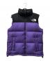 THE NORTH FACE（ザ ノース フェイス）の古着「Nuptse Vest」｜パープル×ブラック
