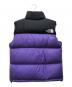 THE NORTH FACE (ザ ノース フェイス) Nuptse Vest パープル×ブラック サイズ:XL：15000円