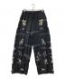TODAYFUL（トゥデイフル）の古着「Embroidery Patchwork Trouser」｜ブラック