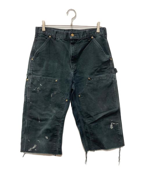 CarHartt（カーハート）CarHartt (カーハート) カットオフダブルニーパンツ ブラック サイズ:32の古着・服飾アイテム