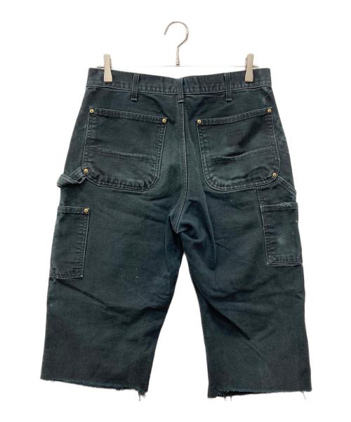 CarHartt（カーハート）CarHartt (カーハート) カットオフダブルニーパンツ ブラック サイズ:32の古着・服飾アイテム