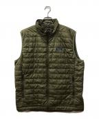 Patagoniaパタゴニア）の古着「Nano Puff Vest 」｜カーキ