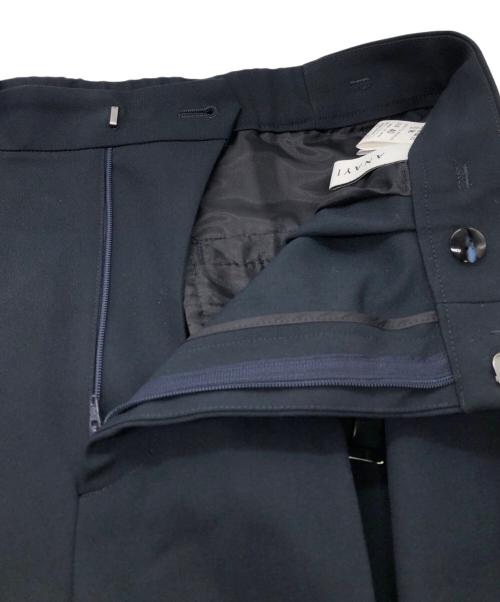 ANAYI（アナイ）ANAYI (アナイ) クリアツイルワイドパンツ ネイビー サイズ:SIZE 40の古着・服飾アイテム