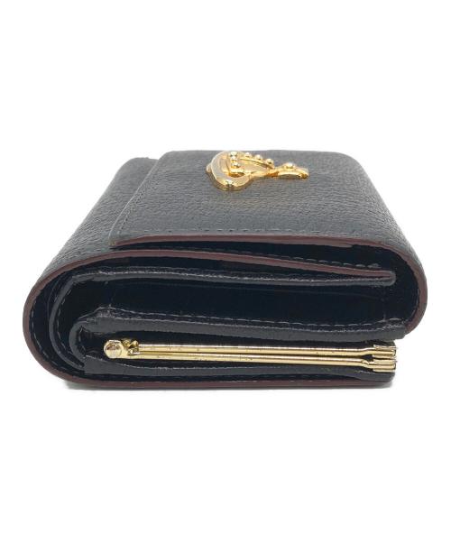 Vivienne Westwood（ヴィヴィアンウエストウッド）Vivienne Westwood (ヴィヴィアンウエストウッド) オーブWホック財布 ブラックの古着・服飾アイテム