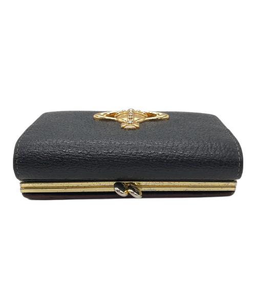 Vivienne Westwood（ヴィヴィアンウエストウッド）Vivienne Westwood (ヴィヴィアンウエストウッド) オーブWホック財布 ブラックの古着・服飾アイテム
