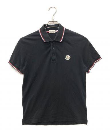 中古・古着通販】MONCLER (モンクレール) ポロシャツ ネイビー サイズ