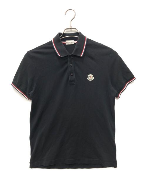 MONCLER（モンクレール）MONCLER (モンクレール) ポロシャツ ネイビー サイズ:SIZE Mの古着・服飾アイテム