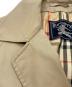 中古・古着 Burberry's (バーバリーズ) ノバチェックライニングステンカラーコート ベージュ サイズ:下記参照：12000円