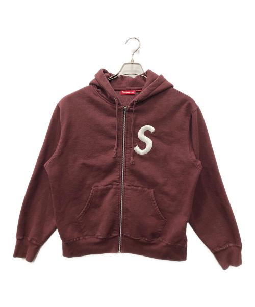 SUPREME（シュプリーム）SUPREME (シュプリーム) S Logo Zip Up Hooded Sweatshirt マルーン サイズ:Sの古着・服飾アイテム