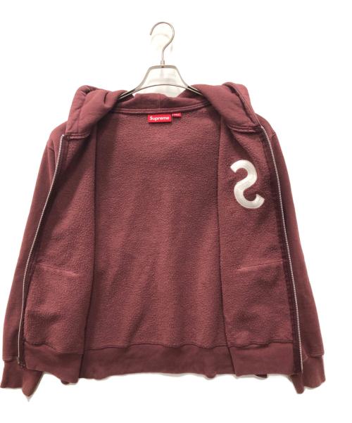 SUPREME（シュプリーム）SUPREME (シュプリーム) S Logo Zip Up Hooded Sweatshirt マルーン サイズ:Sの古着・服飾アイテム