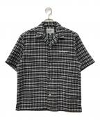 CarHarttカーハート）の古着「S/S Kander Shirt」｜ブラック×ホワイト