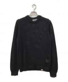 CarHartt（カーハート）の古着「Stockton オープンニット セーター」｜ブラック