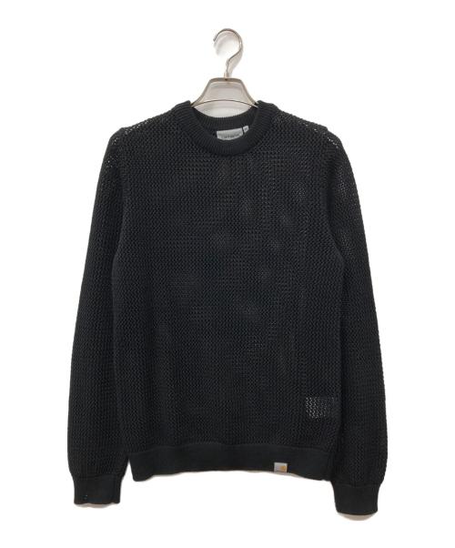 CarHartt（カーハート）CarHartt (カーハート) Stockton オープンニット セーター ブラック サイズ:XSの古着・服飾アイテム