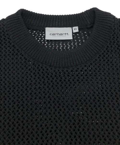 CarHartt（カーハート）CarHartt (カーハート) Stockton オープンニット セーター ブラック サイズ:XSの古着・服飾アイテム