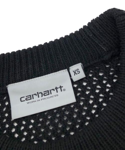 CarHartt（カーハート）CarHartt (カーハート) Stockton オープンニット セーター ブラック サイズ:XSの古着・服飾アイテム