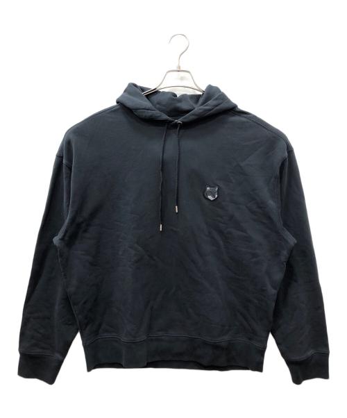maison kitsune（メゾンキツネ）maison kitsune (メゾンキツネ) ブラック ボールド フォックスヘッド フーディ ブラック サイズ:SIZE Lの古着・服飾アイテム