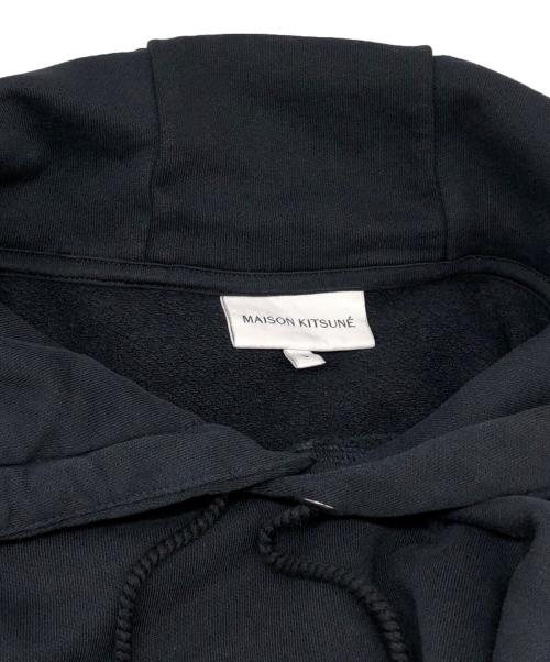 maison kitsune（メゾンキツネ）maison kitsune (メゾンキツネ) ブラック ボールド フォックスヘッド フーディ ブラック サイズ:SIZE Lの古着・服飾アイテム