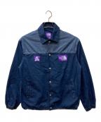 THE NORTHFACE PURPLELABEL×PALACEザ・ノースフェイス パープルレーベル×パレス）の古着「Indigo Ripstop Coach Jacket」｜インディゴ