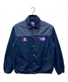 THE NORTHFACE PURPLELABEL×PALACE（ザ・ノースフェイス パープルレーベル×パレス）の古着「Indigo Ripstop Coach Jacket」｜インディゴ