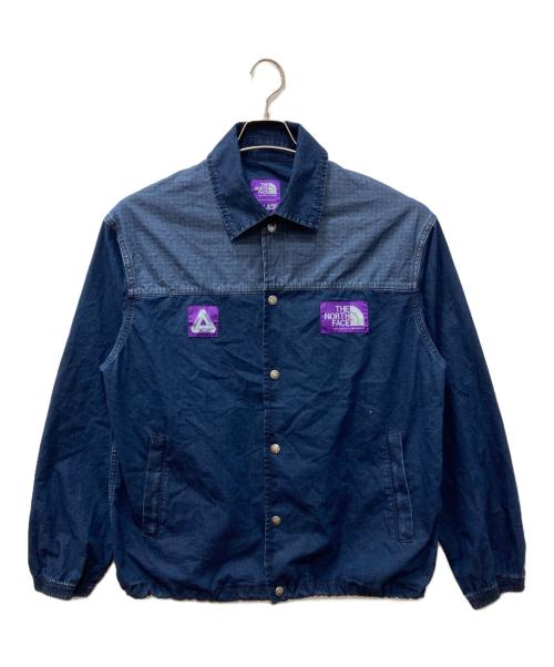 THE NORTHFACE PURPLELABEL（ザ・ノースフェイス パープルレーベル）THE NORTHFACE PURPLELABEL (ザ・ノースフェイス パープルレーベル) PALACE (パレス) Indigo Ripstop Coach Jacket インディゴ サイズ:Mの古着・服飾アイテム