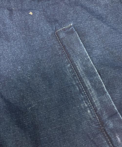 THE NORTHFACE PURPLELABEL（ザ・ノースフェイス パープルレーベル）THE NORTHFACE PURPLELABEL (ザ・ノースフェイス パープルレーベル) PALACE (パレス) Indigo Ripstop Coach Jacket インディゴ サイズ:Mの古着・服飾アイテム