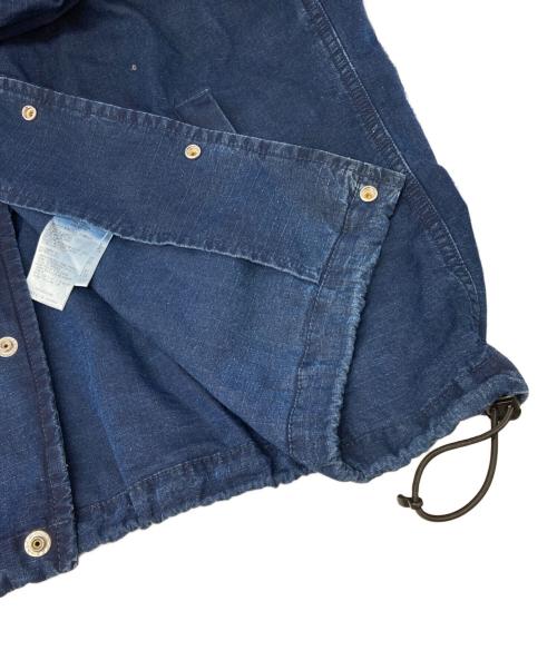 THE NORTHFACE PURPLELABEL（ザ・ノースフェイス パープルレーベル）THE NORTHFACE PURPLELABEL (ザ・ノースフェイス パープルレーベル) PALACE (パレス) Indigo Ripstop Coach Jacket インディゴ サイズ:Mの古着・服飾アイテム