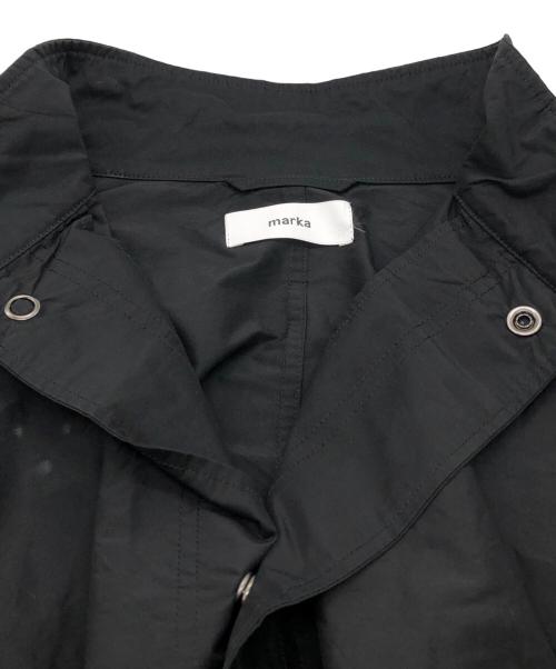 MARKA（マーカ）MARKA (マーカ) SHORT MODS ORGANIC COTTON x SILK/ョートモッズ オーガニックコットン×シルク ブラック サイズ:SIZE 1の古着・服飾アイテム