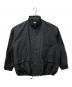 MARKA（マーカ）の古着「SHORT MODS ORGANIC COTTON x SILK/ョートモッズ オーガニックコットン×シルク」｜ブラック