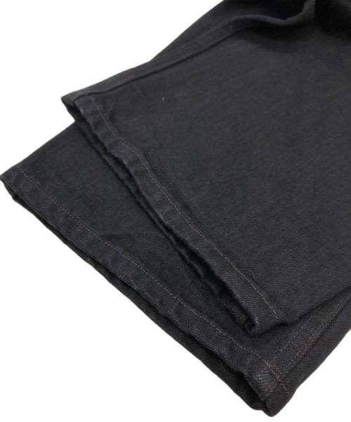 COMOLI（コモリ）COMOLI (コモリ) ベルテッドパンツ ブラック サイズ:SIZE 1の古着・服飾アイテム