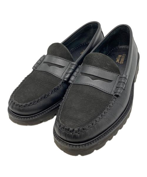 G.H.BASS&CO.（ジー・エイチ・バス）G.H.BASS&CO. (ジー・エイチ・バス) LARSON PENNY LOAFERS ブラック サイズ:28cmの古着・服飾アイテム
