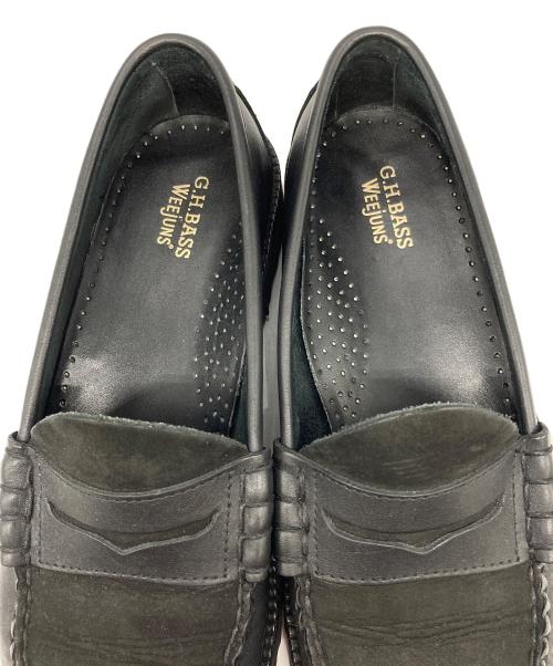 G.H.BASS&CO.（ジー・エイチ・バス）G.H.BASS&CO. (ジー・エイチ・バス) LARSON PENNY LOAFERS ブラック サイズ:28cmの古着・服飾アイテム