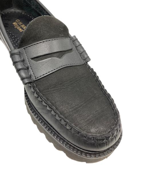 G.H.BASS&CO.（ジー・エイチ・バス）G.H.BASS&CO. (ジー・エイチ・バス) LARSON PENNY LOAFERS ブラック サイズ:28cmの古着・服飾アイテム