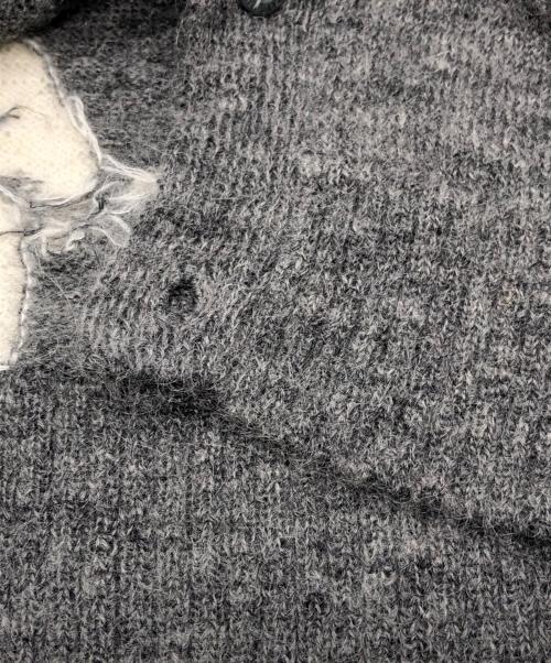 Hysteric Glamour（ヒステリックグラマー）Hysteric Glamour (ヒステリックグラマー) ヒスガールニットカーディガン グレー サイズ:SIZE Sの古着・服飾アイテム