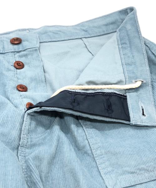 BIRDWELL（バードウェル）BIRDWELL (バードウェル) CORDUROY SHORTS ブルー サイズ:SIZE 33の古着・服飾アイテム